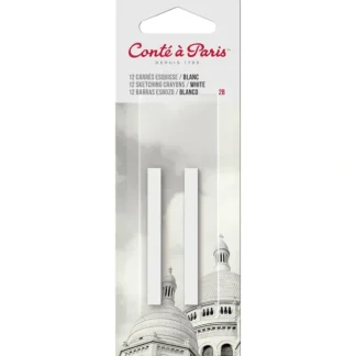Cont Paris Carrs Sketching Crayon Sticks 2pk White 2B - Little Painter Art | Exploring the Endless Possibilities of Art Clearance