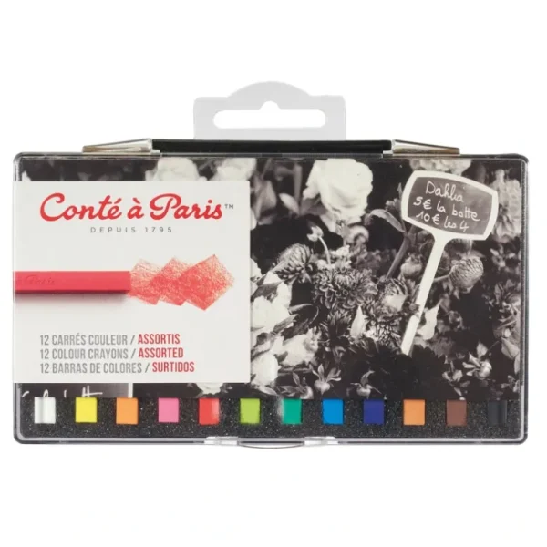 Conte a Paris Carres Crayons Assorted Colours - Little Painter Art | Exploring the Endless Possibilities of Art Online