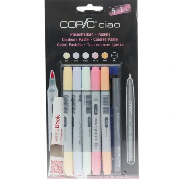 COPIC Ciao Marker 5+1 Pastel Set - Little Painter Art | Exploring the Endless Possibilities of Art Best Sale