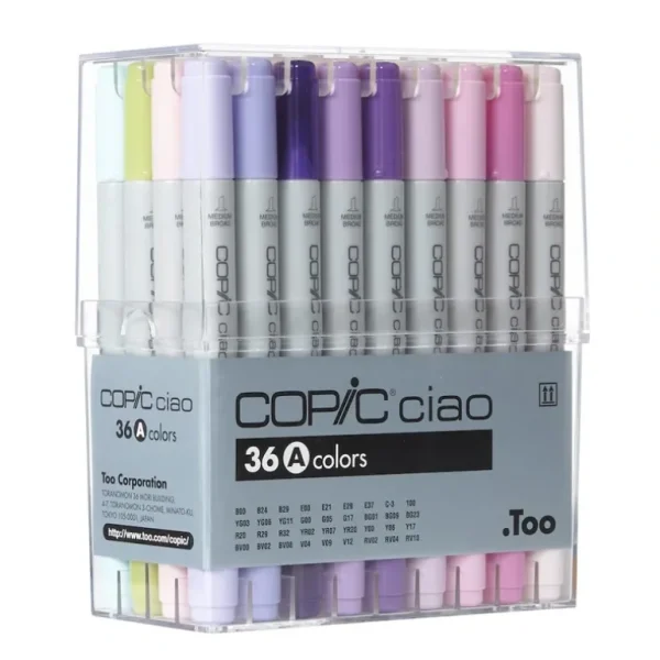 Copic Ciao Marker Set A 36pk - Little Painter Art | Exploring the Endless Possibilities of Art Store