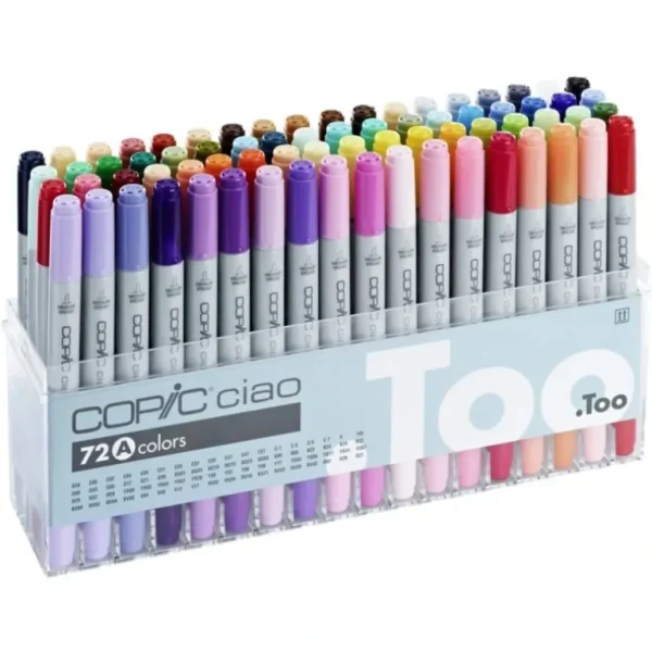 COPIC Ciao Marker Set of 72 Colours Set A - Little Painter Art | Exploring the Endless Possibilities of Art Shop
