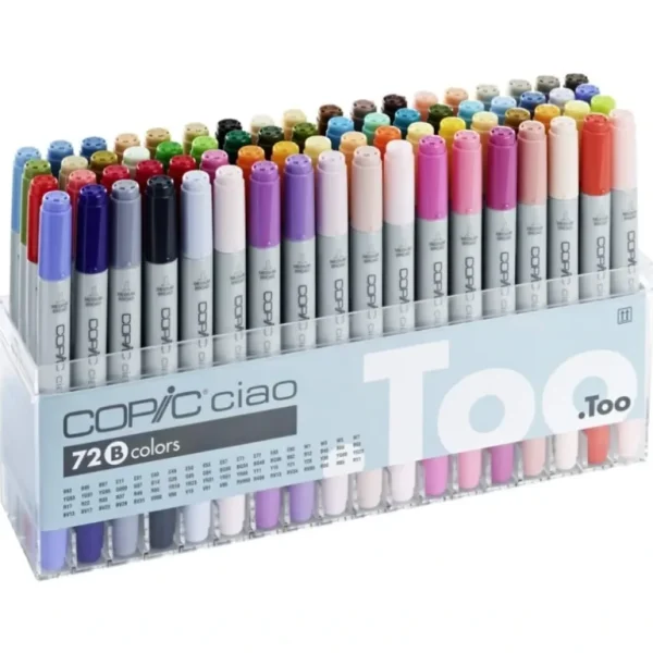 COPIC Ciao Marker Set of 72 Colours Set B - Little Painter Art | Exploring the Endless Possibilities of Art Shop