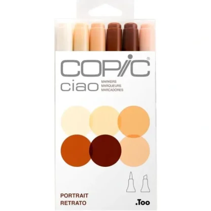 Copic Ciao Marker Set Portrait 6pk - Little Painter Art | Exploring the Endless Possibilities of Art New