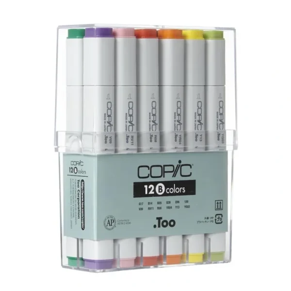 Copic Classic Marker Basic Set 12pk - Little Painter Art | Exploring the Endless Possibilities of Art Store