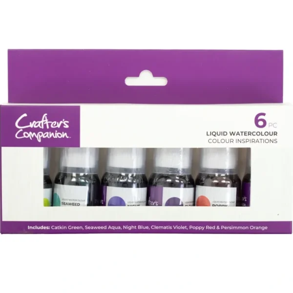 Crafter's Companion - Liquid Watercolours - Colour Inspirations 6pc - Little Painter Art | Exploring the Endless Possibilities of Art Cheap