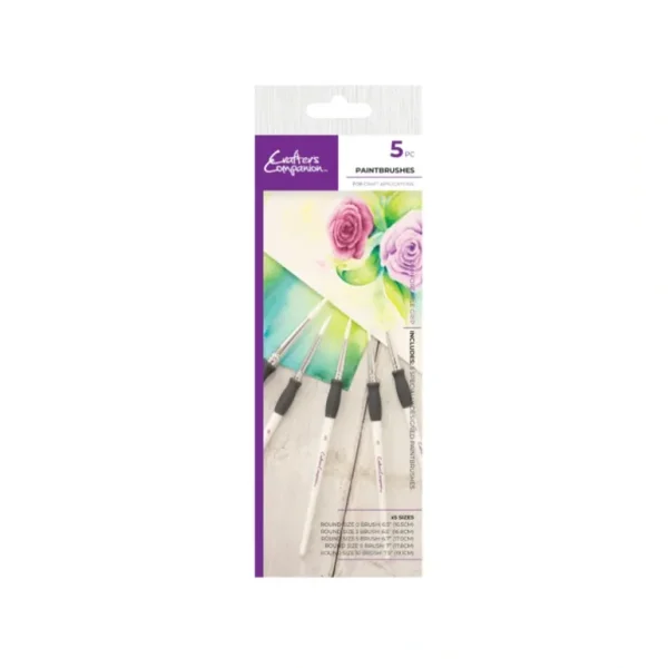 Crafter's Companion - Paintbrushes 5pc - Little Painter Art | Exploring the Endless Possibilities of Art Best