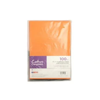 Crafter's Companion - 5"x7" Pumpkin & Green Card & Envelopes 100pc - Little Painter Art | Exploring the Endless Possibilities of Art Shop
