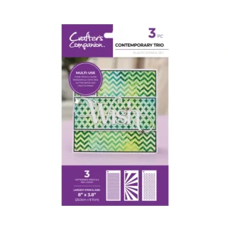 Crafter's Companion Stencil Set - Contemporary Trio - Little Painter Art | Exploring the Endless Possibilities of Art Outlet
