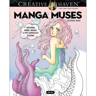 Creative Haven Colouring Book - Manga Muses - Little Painter Art | Exploring the Endless Possibilities of Art Cheap