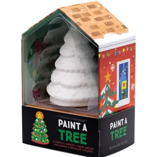 Crocodile Creek Ceramic Paint-A-Christmas Tree Kit - Little Painter Art | Exploring the Endless Possibilities of Art Online