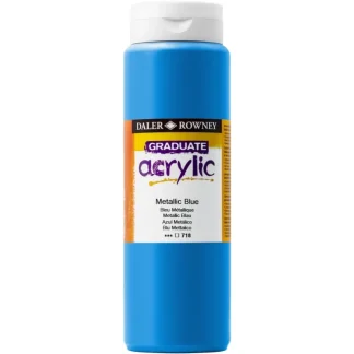 Daler-Rowney Graduate Metallic Acrylic Paint - 500ml - Little Painter Art | Exploring the Endless Possibilities of Art Cheap