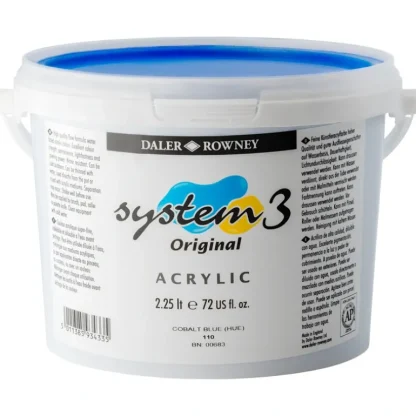 Daler-Rowney System3 Acrylic Paint - 2 Litre - Little Painter Art | Exploring the Endless Possibilities of Art Sale