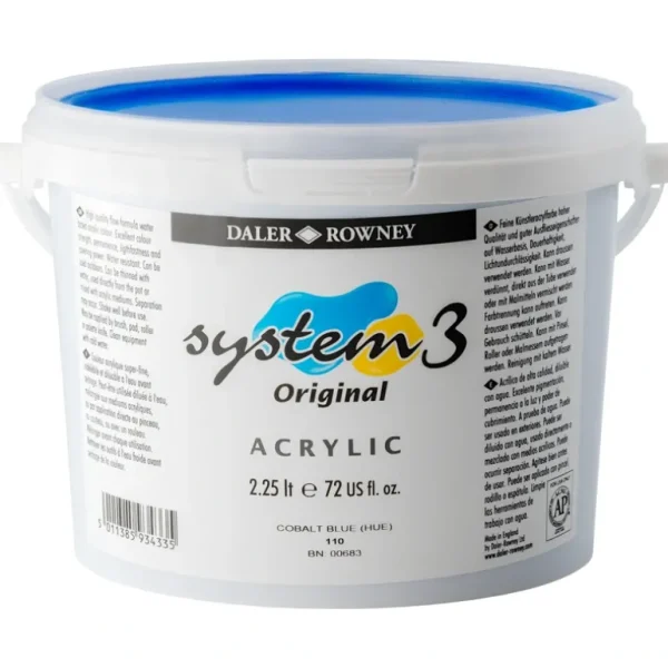 Daler-Rowney System3 Acrylic Paint - 2 Litre - Little Painter Art | Exploring the Endless Possibilities of Art Sale