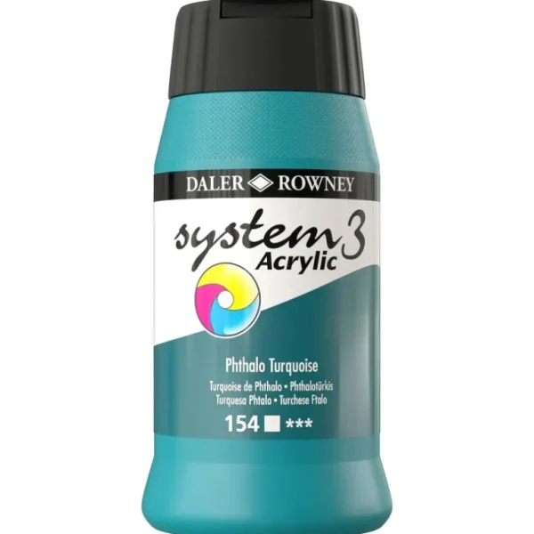 Daler-Rowney System3 Acrylic Paint - 500ml - Little Painter Art | Exploring the Endless Possibilities of Art Clearance