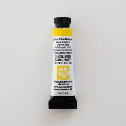 Daniel Smith Watercolor 5ml extra fine Cadmium Yellow Medium Hue 3 - Little Painter Art | Exploring the Endless Possibilities of Art Clearance