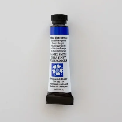 Daniel Smith Watercolor 5ml extra fine Phthalo Blue (Red Shade) 1 - Little Painter Art | Exploring the Endless Possibilities of Art Fashion