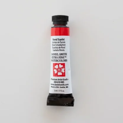 Daniel Smith Watercolor 5ml extra fine Pyrrol Scarlet 3 - Little Painter Art | Exploring the Endless Possibilities of Art Best Sale