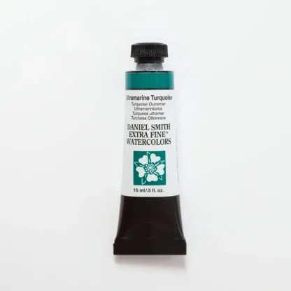 Daniel Smith Watercolor 15ml Extra Fine Ultramarine Turquoise 1 - Little Painter Art | Exploring the Endless Possibilities of Art Clearance
