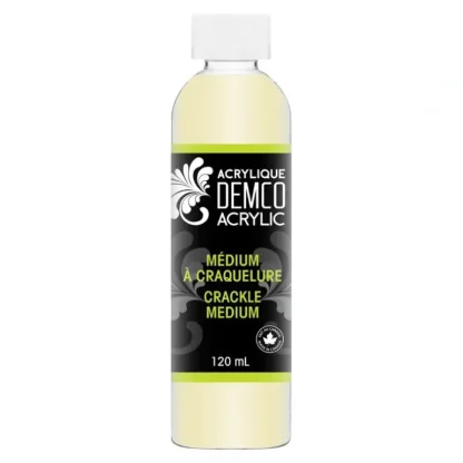 Demco EnCouleurs Acrylic Crackle Medium 120mL - Little Painter Art | Exploring the Endless Possibilities of Art Best