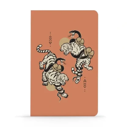 Denik Classic Layflat Notebook, Lined - Tigers - Little Painter Art | Exploring the Endless Possibilities of Art Store
