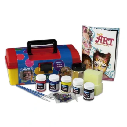 Derivan Face & Body Paint Tool Box Kit - Little Painter Art | Exploring the Endless Possibilities of Art ToolBoxKit Best
