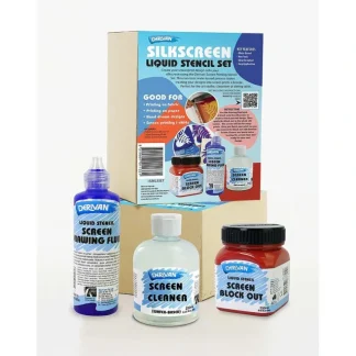 Derivan Screen Printing Stencil Set - Little Painter Art | Exploring the Endless Possibilities of Art StencilSet New