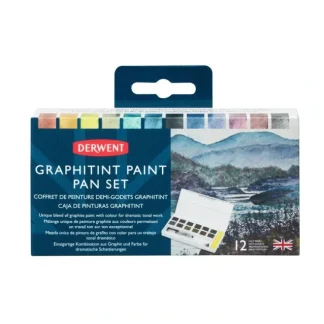 Derwent Graphitint Paint 12 Pan Palette - Little Painter Art | Exploring the Endless Possibilities of Art Cheap