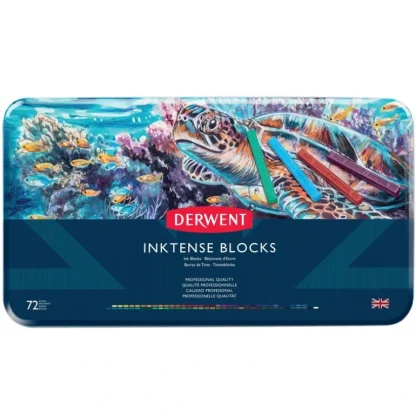 Derwent Inktense Colour Blocks - Tin of 72 - Little Painter Art | Exploring the Endless Possibilities of Art Online