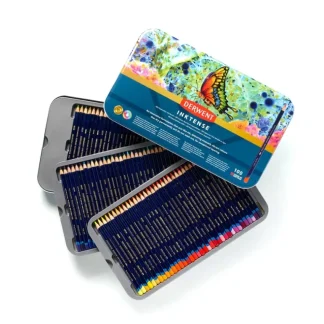 Derwent Inktense Watercolour Ink Pencils - Set of 100 Assorted Colours - Little Painter Art | Exploring the Endless Possibilities of Art Fashion