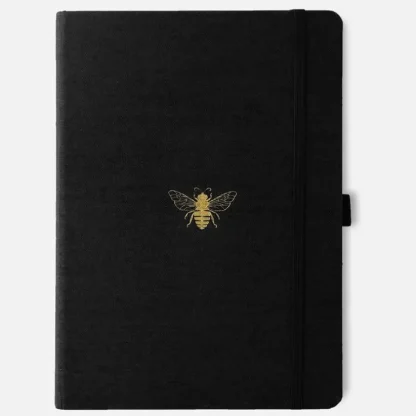 Dingbats Pro Black & Gold Bee Vegan Notebook B5 Blank - Little Painter Art | Exploring the Endless Possibilities of Art Best Sale