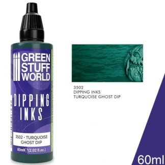 Dipping ink 60 ml - TURQUOISE GHOST DIP - Little Painter Art | Exploring the Endless Possibilities of Art Best