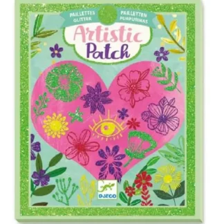 Djeco Artistic Patch Craft Kit - Glitter Petals - Little Painter Art | Exploring the Endless Possibilities of Art Clearance