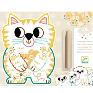 Djeco Colouring Reveal Kit - Domestic Animals - Little Painter Art | Exploring the Endless Possibilities of Art Sale