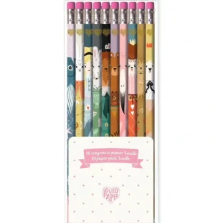 Djeco Pencil Set 10pk - Lucille - Little Painter Art | Exploring the Endless Possibilities of Art Fashion