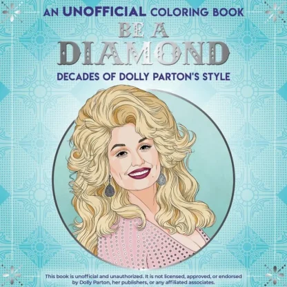 Dover Colouring Book - Be a Diamond: Decades of Dolly Parton's Style - Little Painter Art | Exploring the Endless Possibilities of Art Sale