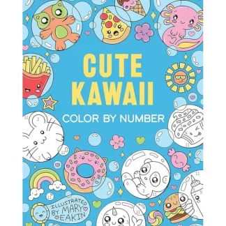 Dover Colouring Book - Cute Kawaii Color by Number - Little Painter Art | Exploring the Endless Possibilities of Art Sale