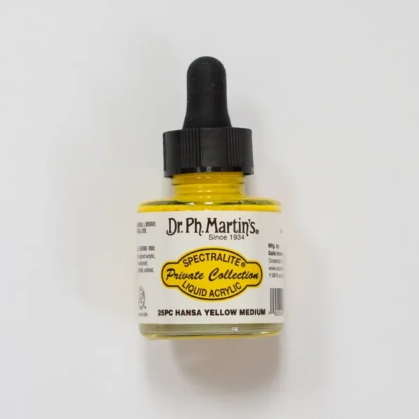 Dr. Ph. Martins Spectralite 25PC Hansa Yellow Medium - Little Painter Art | Exploring the Endless Possibilities of Art New