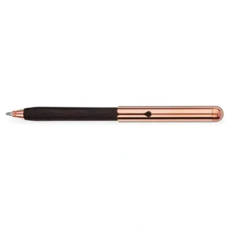 E+M Style Wood Ballpoint Pen - Wenge with Copper-Plated Brass - Little Painter Art | Exploring the Endless Possibilities of Art^ Store