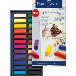 Faber-Castell Creative Studio Soft Pastels Crayons Mini Cardboard Box Set - Little Painter Art | Exploring the Endless Possibilities of Art^ Clearance