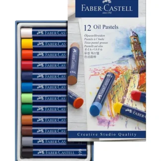 Faber-Castell Creative Studio Oil Pastels Crayons Cardboard Box Set - Little Painter Art | Exploring the Endless Possibilities of Art^ Shop