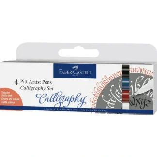 Faber-Castell Pitt Artist Pen Set 4pk Calligraphy Essentials - Little Painter Art | Exploring the Endless Possibilities of Art^ Cheap
