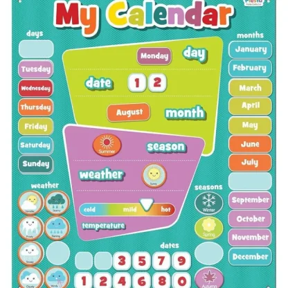 Fiesta Crafts Magnetic My Calendar - Little Painter Art | Exploring the Endless Possibilities of Art^ Fashion