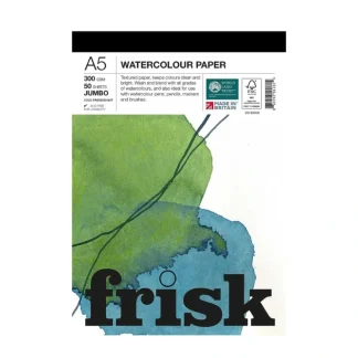 Frisk Watercolour JUMBO Pad Cold Pressed/ NOT - 300gsm - 50 Sheets - Little Painter Art | Exploring the Endless Possibilities of Art^ Online
