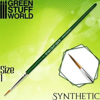GREEN SERIES Synthetic Brush - Size 1 - Little Painter Art | Exploring the Endless Possibilities of Art^ Fashion