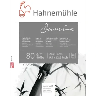 Hahnemhle Sumi-e Pad - 80gsm - 20 Sheets - 24 x 32cm - Little Painter Art | Exploring the Endless Possibilities of Art^ Cheap