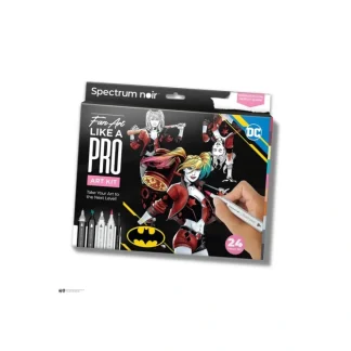 Harley Quin Pro Fan Art Colouring Kit - Spectrum Noir - Little Painter Art | Exploring the Endless Possibilities of Art^ Hot