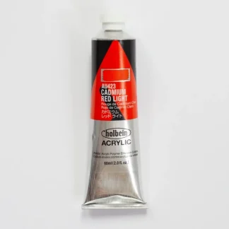 Holbein Acrylic Heavy body AU423 Cadmium Red Light E 60ml - Little Painter Art | Exploring the Endless Possibilities of Art^ Online