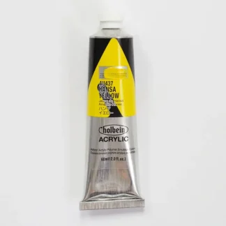 Holbein Acrylic Heavy body AU437 Hansa Yellow B 60ml - Little Painter Art | Exploring the Endless Possibilities of Art^ Shop