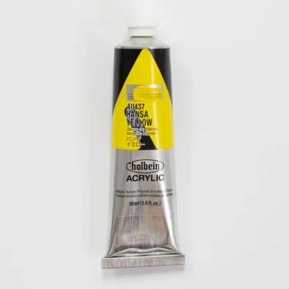 Holbein Acrylic Heavy body AU437 Hansa Yellow B 60ml - Little Painter Art | Exploring the Endless Possibilities of Art^ Shop
