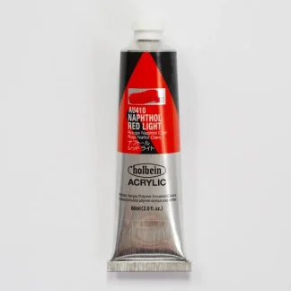Holbein Acrylic Heavy body AU410 Naphthol Red Light B 60ml - Little Painter Art | Exploring the Endless Possibilities of Art^ Clearance